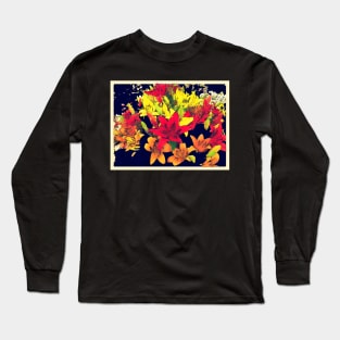 Large Bunch of Flowers Long Sleeve T-Shirt